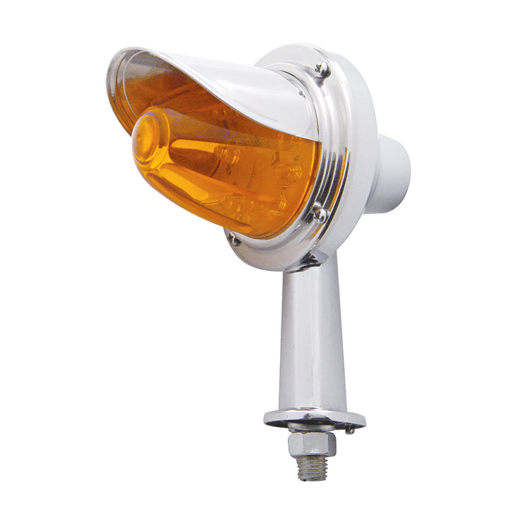 11 LED 2-1/8" Arm Watermelon Honda Light Kit With Visor - Amber LED/Amber Lens - View 1