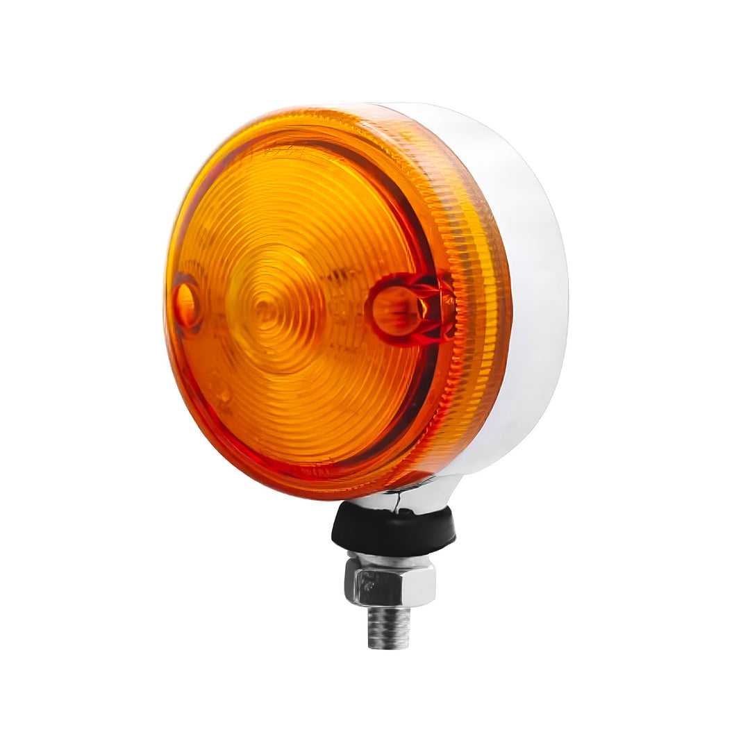 15 LED 3" Single Face Light - Amber LED/Amber Lens - View 2
