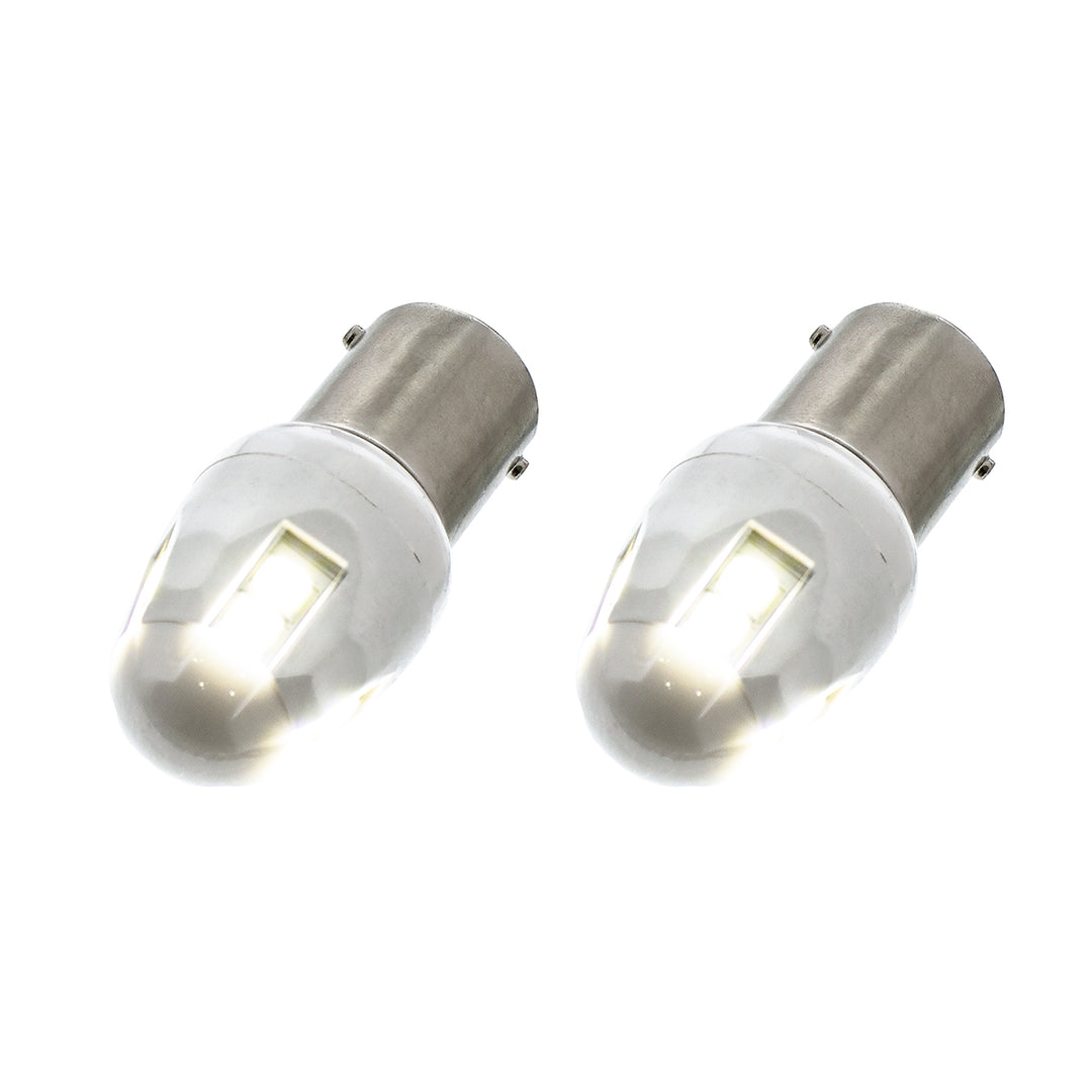 High Power 8 LED 1156 Type Bulb - White (Card of 2) - View 1