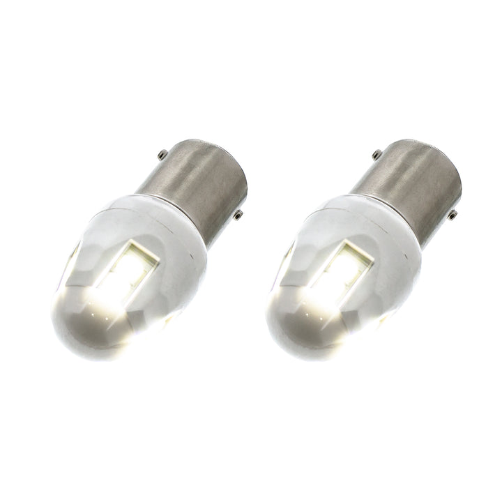 High Power 8 LED 1156 Type Bulb - White (Card of 2) - View 1