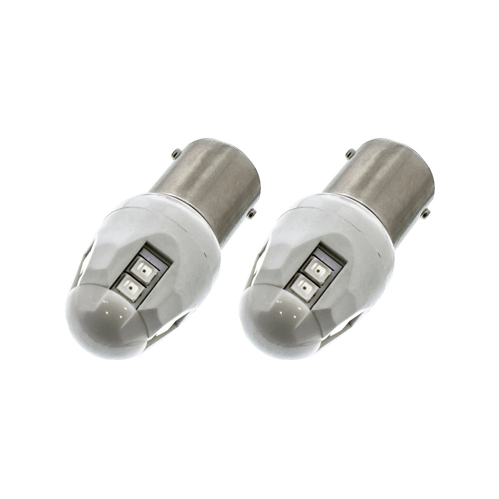 High Power 8 LED 1156 Type Bulb - Red (Card of 2) - View 2