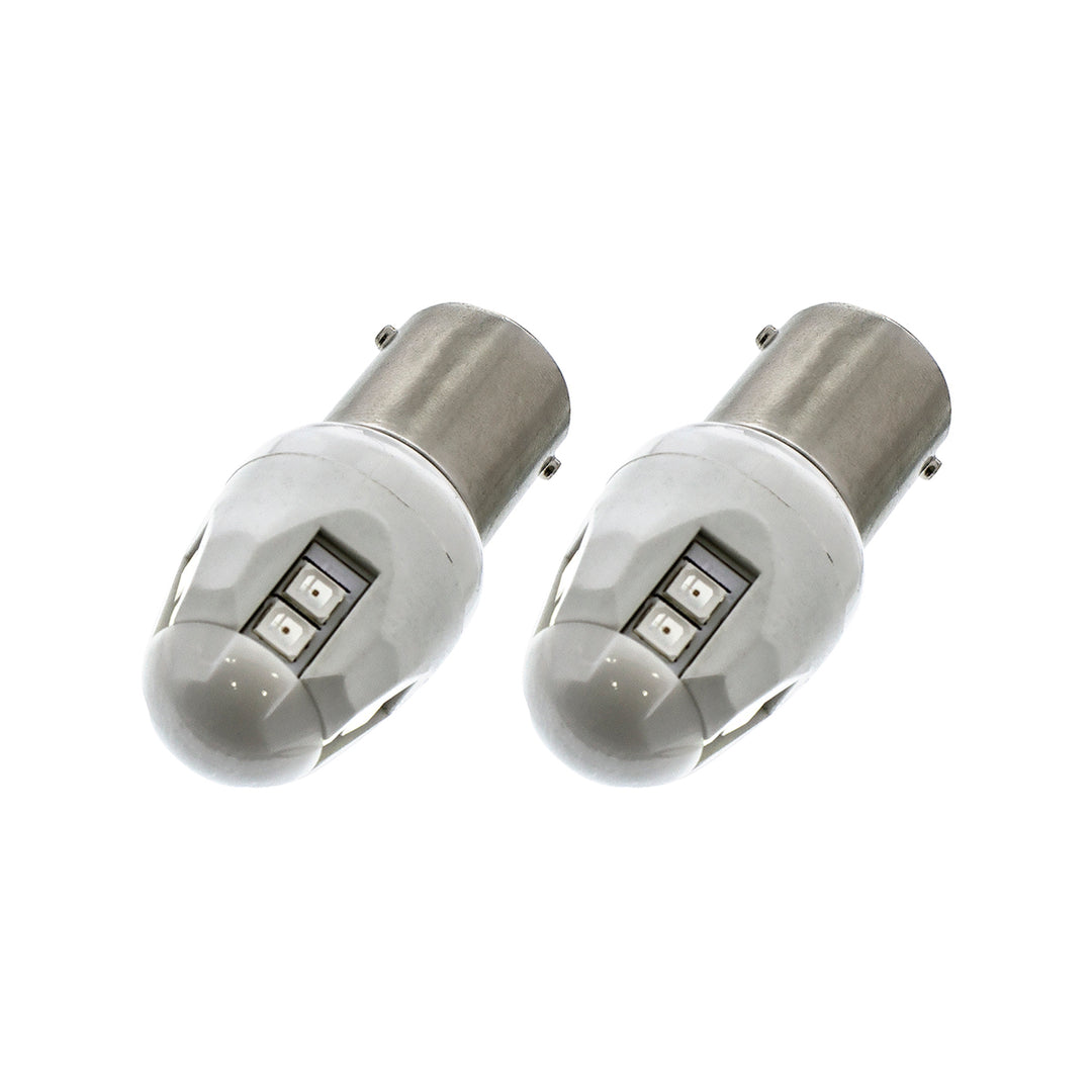 High Power 8 LED 1156 Type Bulb - Red (Card of 2) - View 2