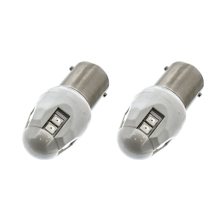 High Power 8 LED 1156 Type Bulb - Amber (Card of 2) - View 2