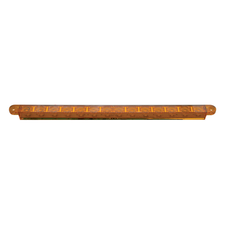 14 LED 12" Turn Signal Light Bar - Amber LED/Amber Lens (Bulk) - View 3