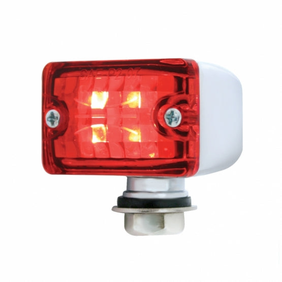 4 LED Small Rod Light - Red LED/Red Lens - View 1