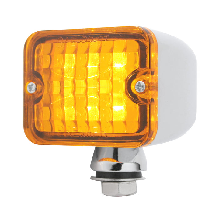 6 LED Medium Rod Light -Amber LED/Amber Lens - View 1