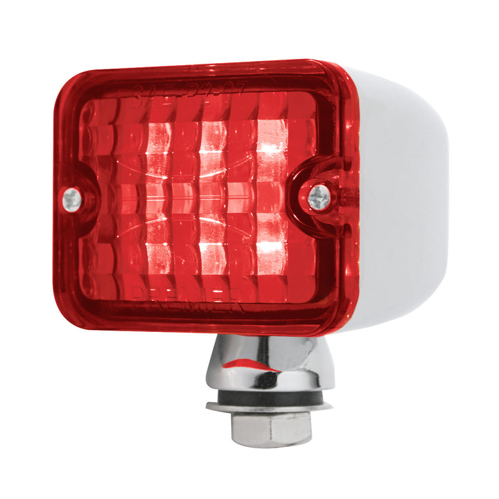 6 LED Medium Rod Light - Red LED/Red Lens - View 1