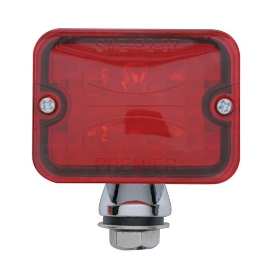 6 LED Medium Rod Light - Red LED/Red Lens - View 8