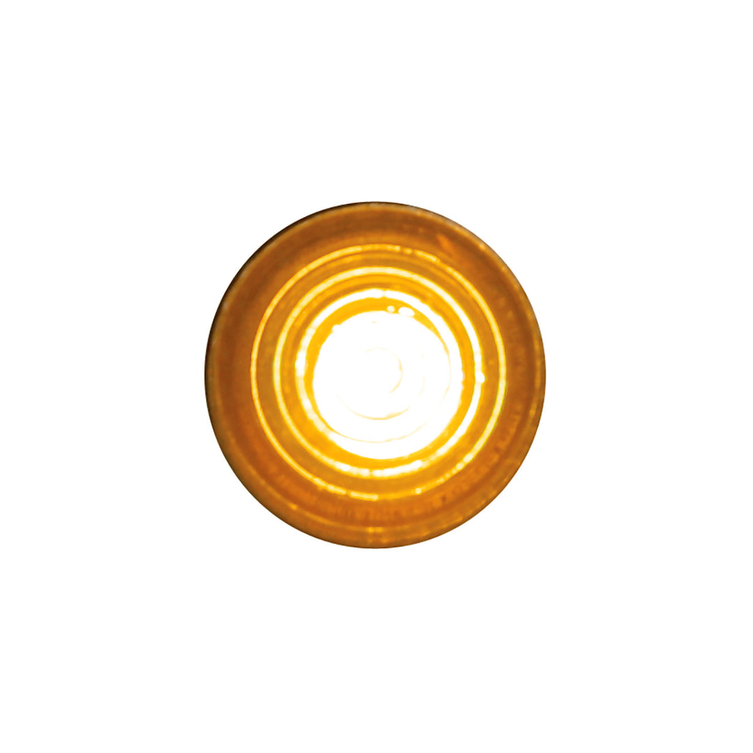Single LED Indicator Light - Amber - View 1