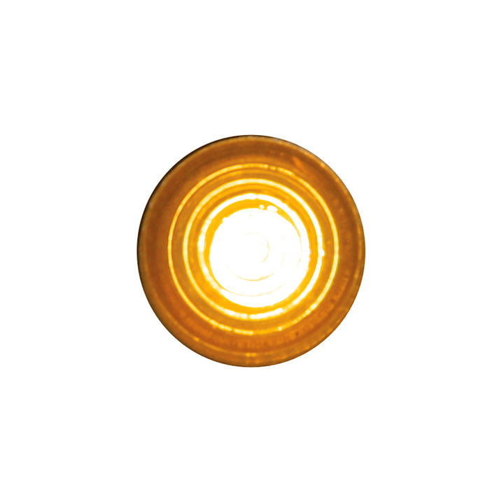 Single LED Indicator Light - Amber - View 1
