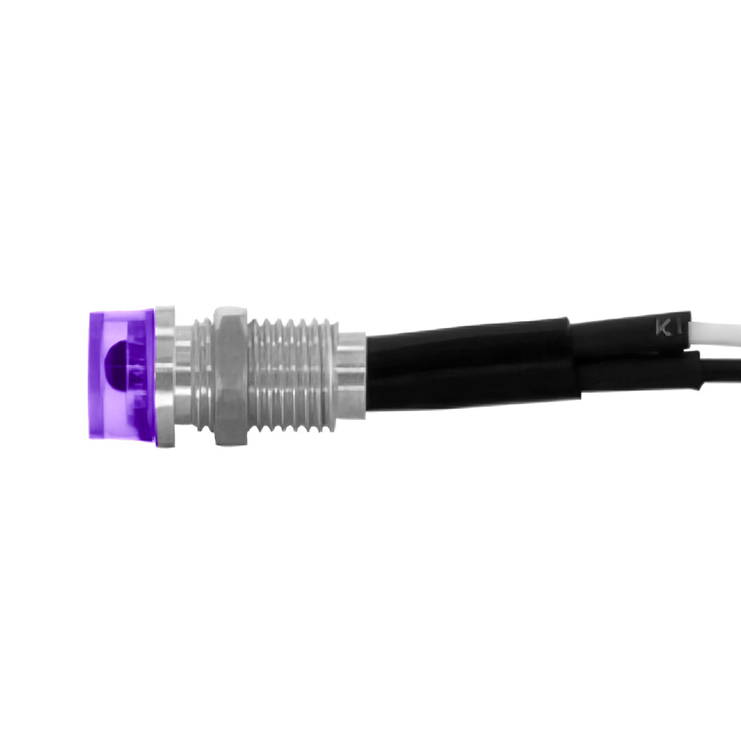 Single LED Indicator Light - Purple - View 3