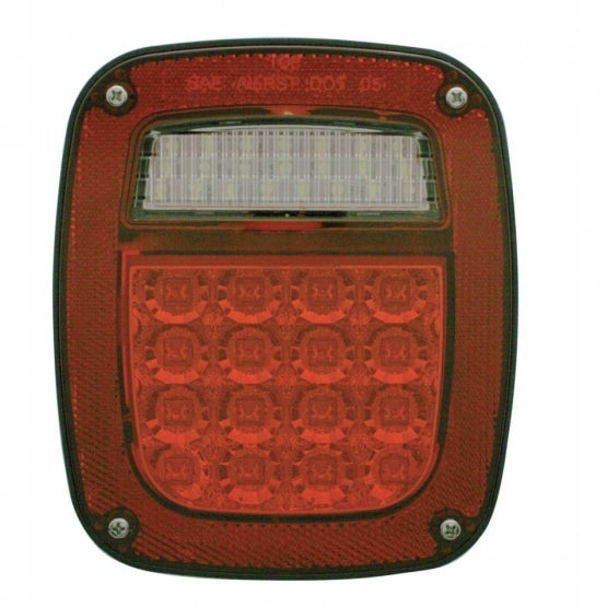 LED Reflector Universal Combination Tail Light With License Light (Bulk) - View 1