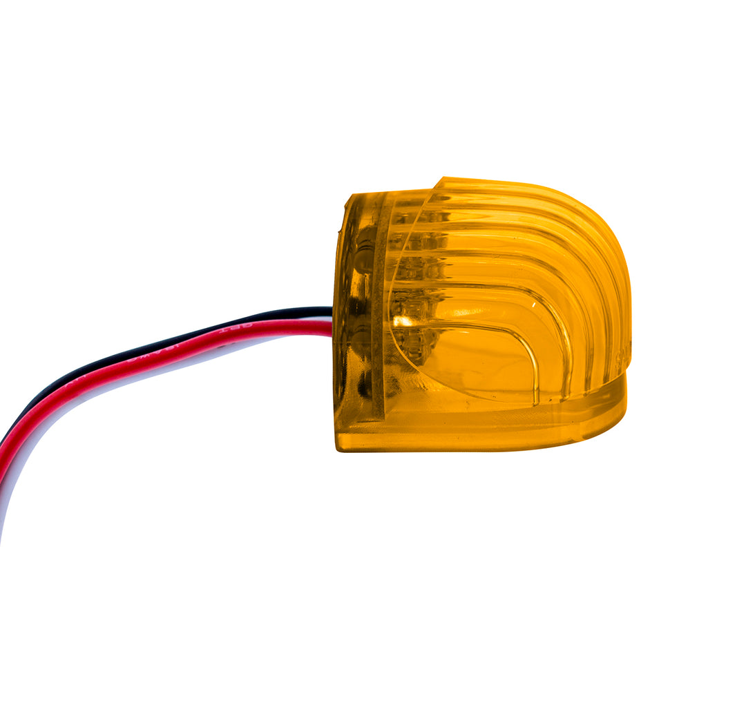 5 LED Dual Function Guide Headlight Turn Signal Light - Amber LED/Amber Lens (Bulk) - View 5