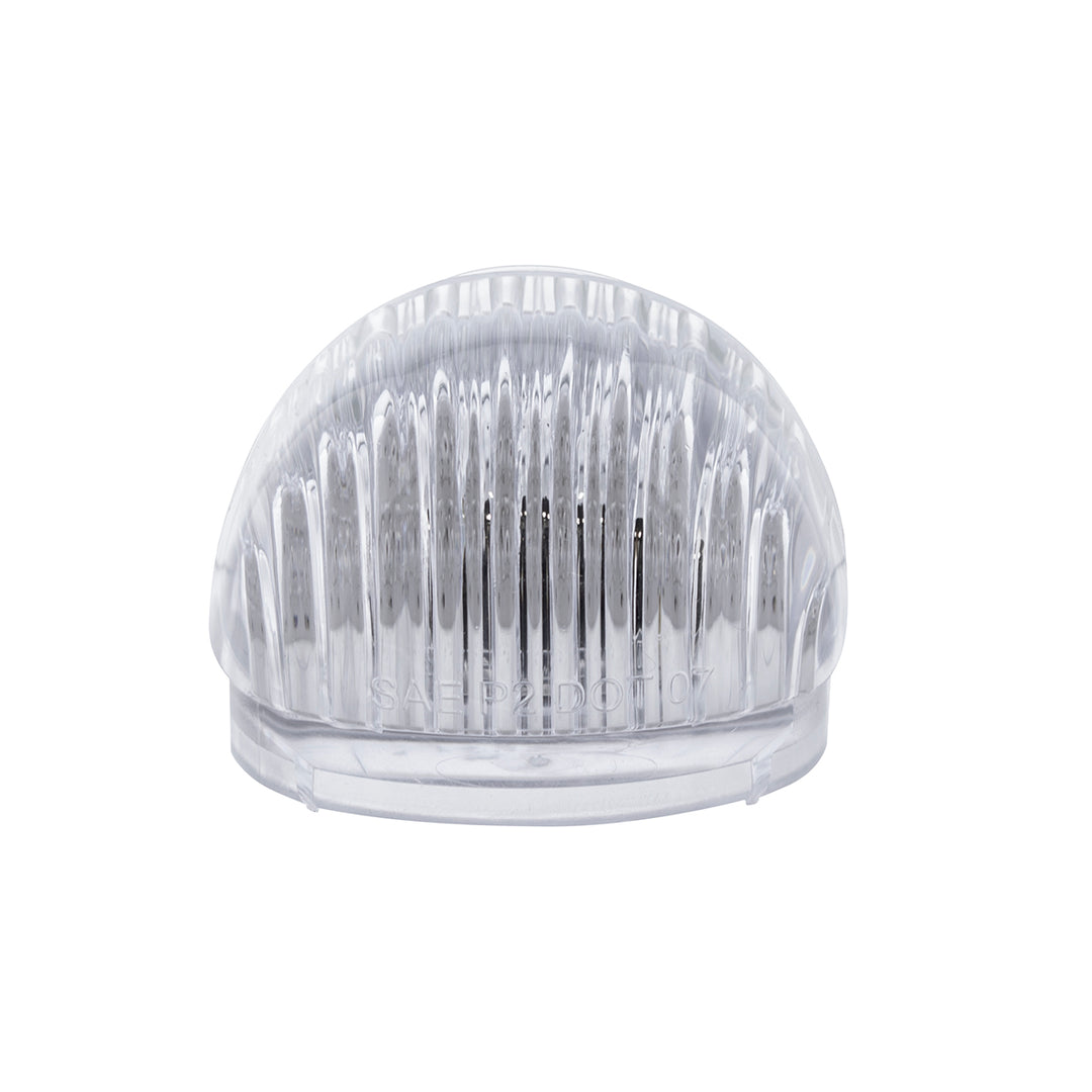 5 LED Dual Function Guide Headlight Turn Signal Light - Amber LED/Clear Lens (Bulk) - View 2