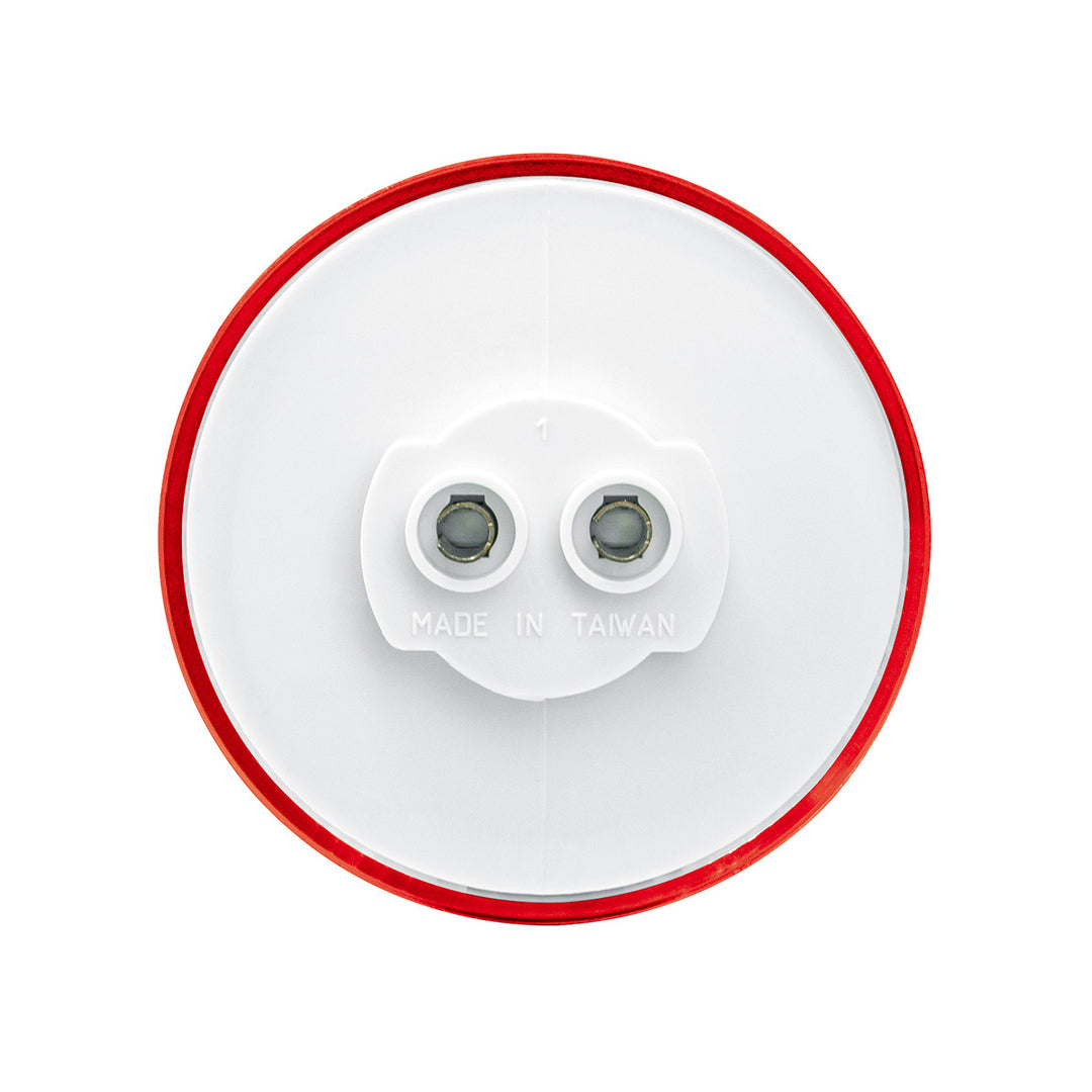 9 LED 2.5" Round Pure Reflector Light Kit (Clearance/Marker) - Red LED/Red Lens - View 7