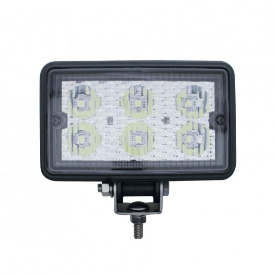 6 High Power 3 Watt LED Rectangular Work Light (Bulk) - View 2