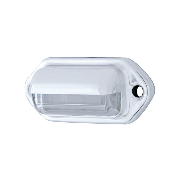 4 White LED Chrome License Plate Light/Utility Light - View 4