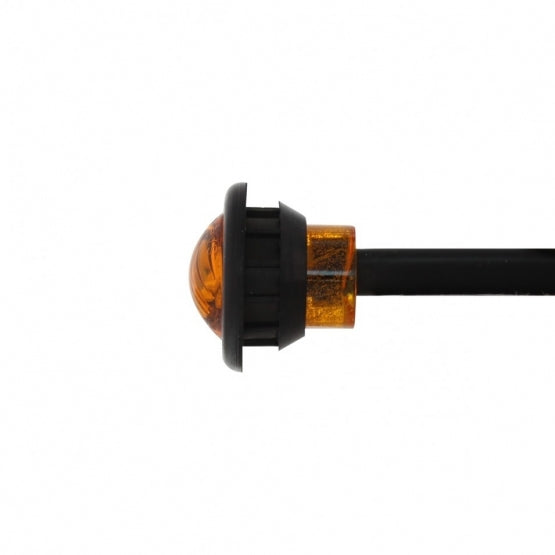 3 LED 3/4" Mini Light With Bezel (Clearance/Marker) - Amber LED/Amber Lens - View 4