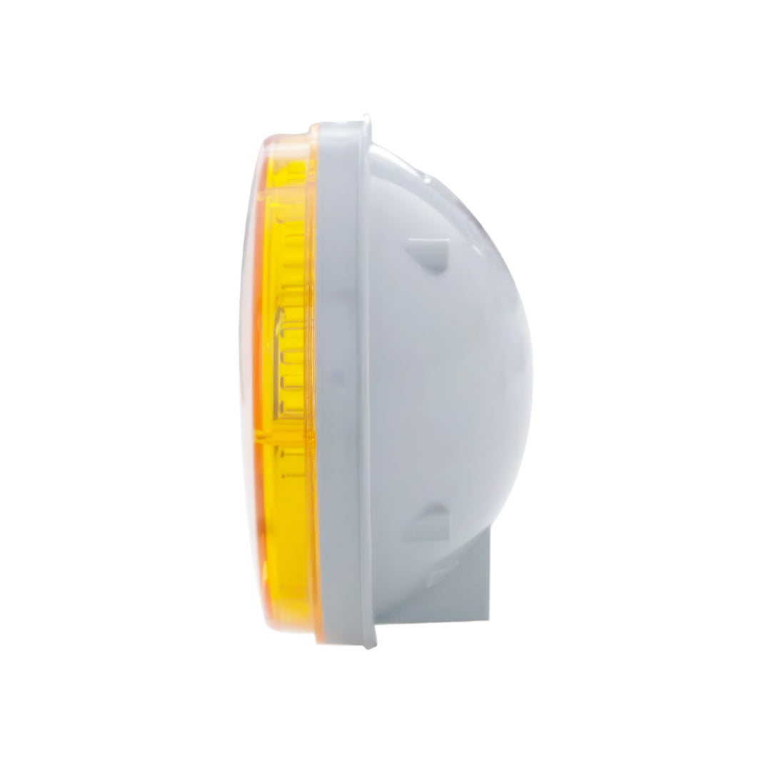 7 LED 4" Reflector Turn Signal Light - Amber LED/Amber Lens - View 4