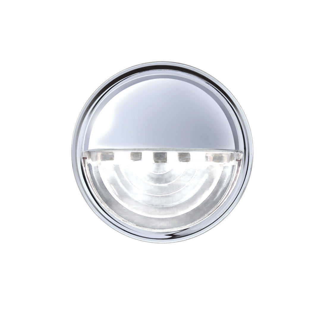 4 LED Round License Light - White LED (Bulk) - View 1