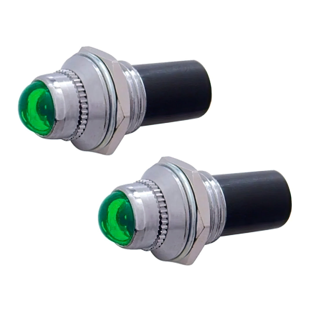 Mini Pilot Light - Green (Card of 2) - View 1