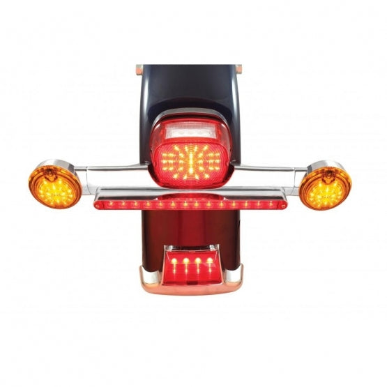 Motorcycle Rear Turn Signal Bar With Light Cutout - View 2