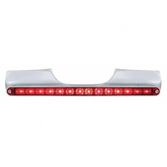 Motorcycle Rear Signal Light Bar With 14 LED 12" Light Bar - Red LED/Red Lens - View 1