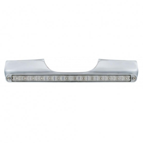 Motorcycle Rear Signal Light Bar With 14 LED 12" Light Bar - Red LED/Clear Lens - View 1