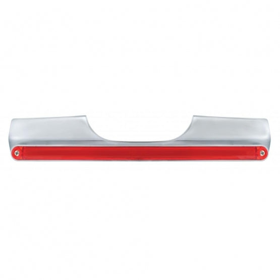 Motorcycle Rear Signal Light Bar With 24 LED 12" GloLight Bar - Red LED/Red Lens - View 2