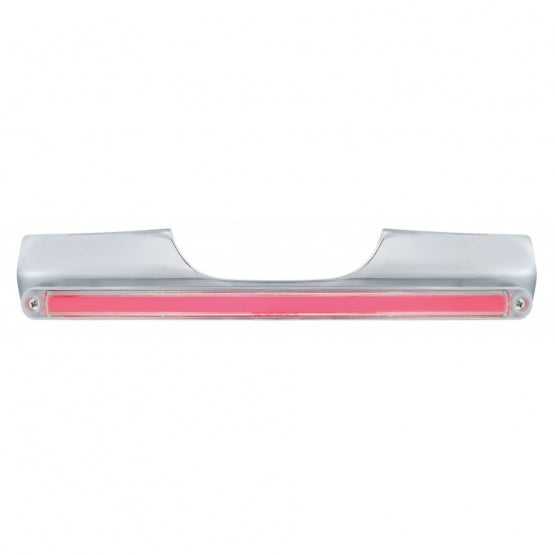 Motorcycle Rear Signal Light Bar With 24 LED 12" GloLight Bar - Red LED/Clear Lens - View 1