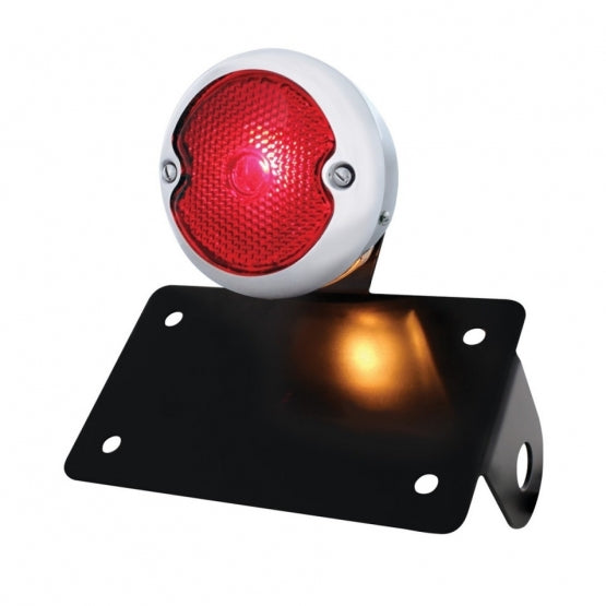 SS 1933 Ford Style Tail Light Assembly With Horizontal Mounting Bracket For Motorcycle - View 1