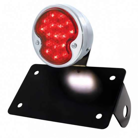 SS 1932 Ford Style LED Tail Light Assembly With Horizontal Mounting Bracket For Motorcycle - View 1