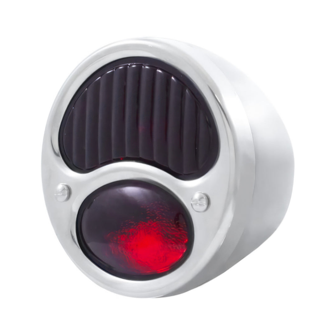 12V Tail Light Assembly With Stainless Steel Housing For 1928-31 Ford Model A - R/H - View 1