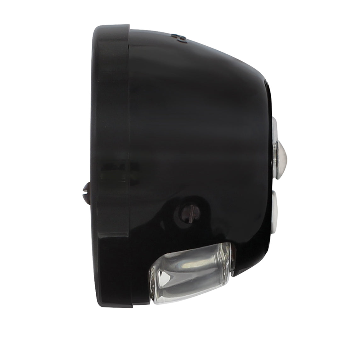 12V Tail Light Assembly With Black Housing, All Red Lens For 1928-31 Ford Model A - L/H - View 5