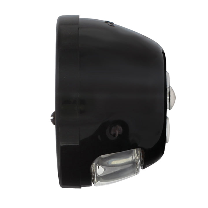 12V Tail Light Assembly With Black Housing, All Red Lens For 1928-31 Ford Model A - L/H - View 5