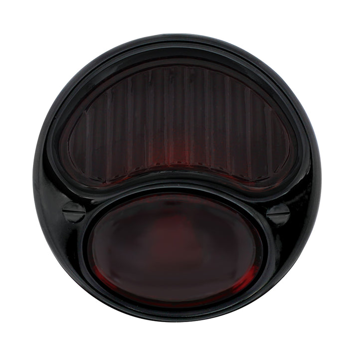 12V Tail Light Assembly With Black Housing, All Red Lens For 1928-31 Ford Model A - R/H - View 4