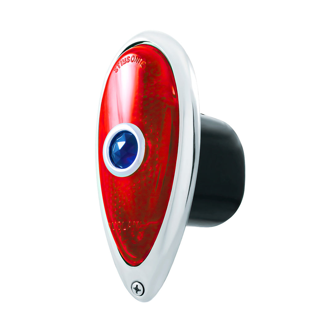 Tail Light With Blue Dot For 1938-39 Ford Car - View 1