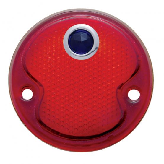 Glass Tail Light Lens With Blue Dot For 1932 Ford Car/Truck - View 1