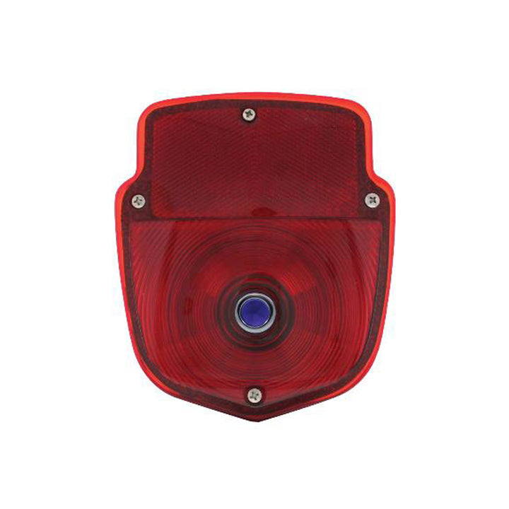 Tail Light Assembly With Stainless Steel Housing &amp; Blue Dot Lens For 1953-56 Ford Truck - R/H - View 1