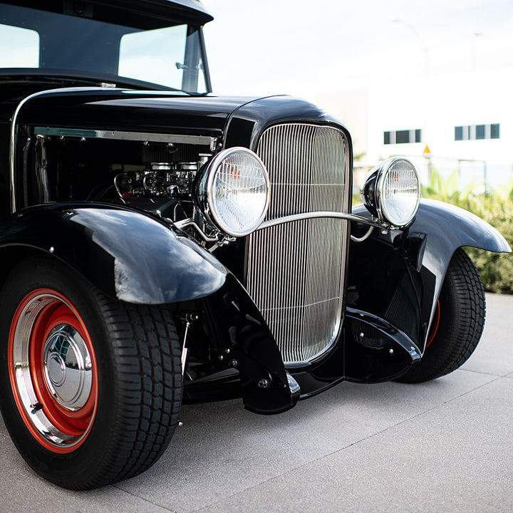 Polished Stainless Steel Dropped Headlight Bar For 1930-1931 Ford Car/Truck - View 3