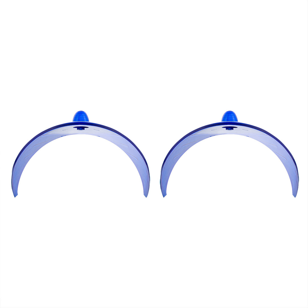 7" Headlight Visor, Blue (Pair) - View 3