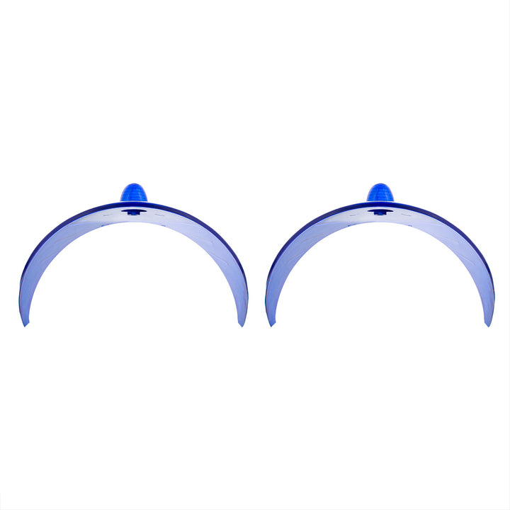 7" Headlight Visor, Blue (Pair) - View 3