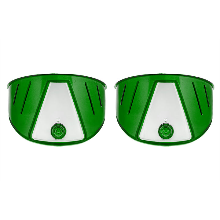 7" Headlight Visor, Green (Pair) - View 5