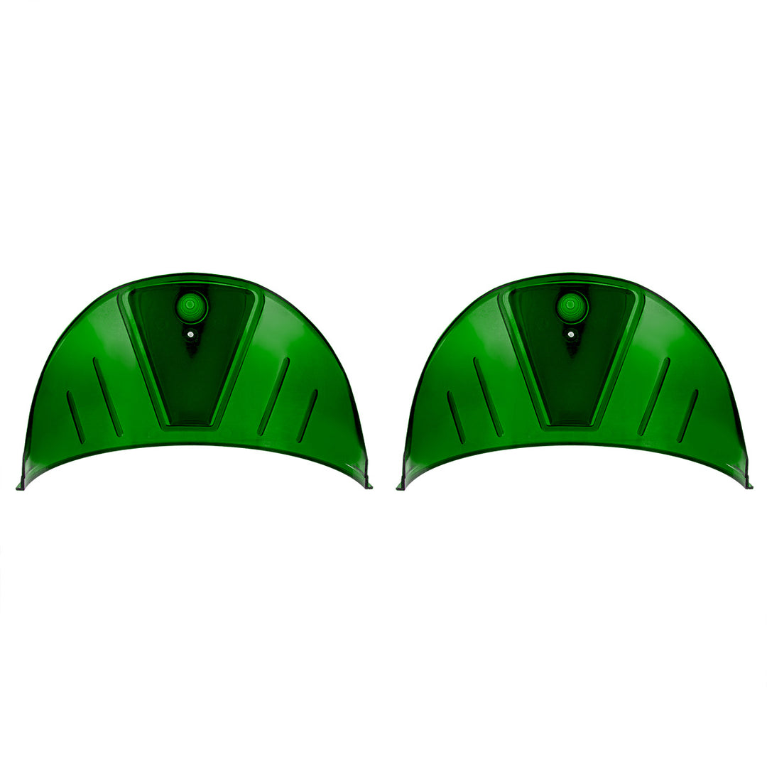 7" Headlight Visor, Green (Pair) - View 6
