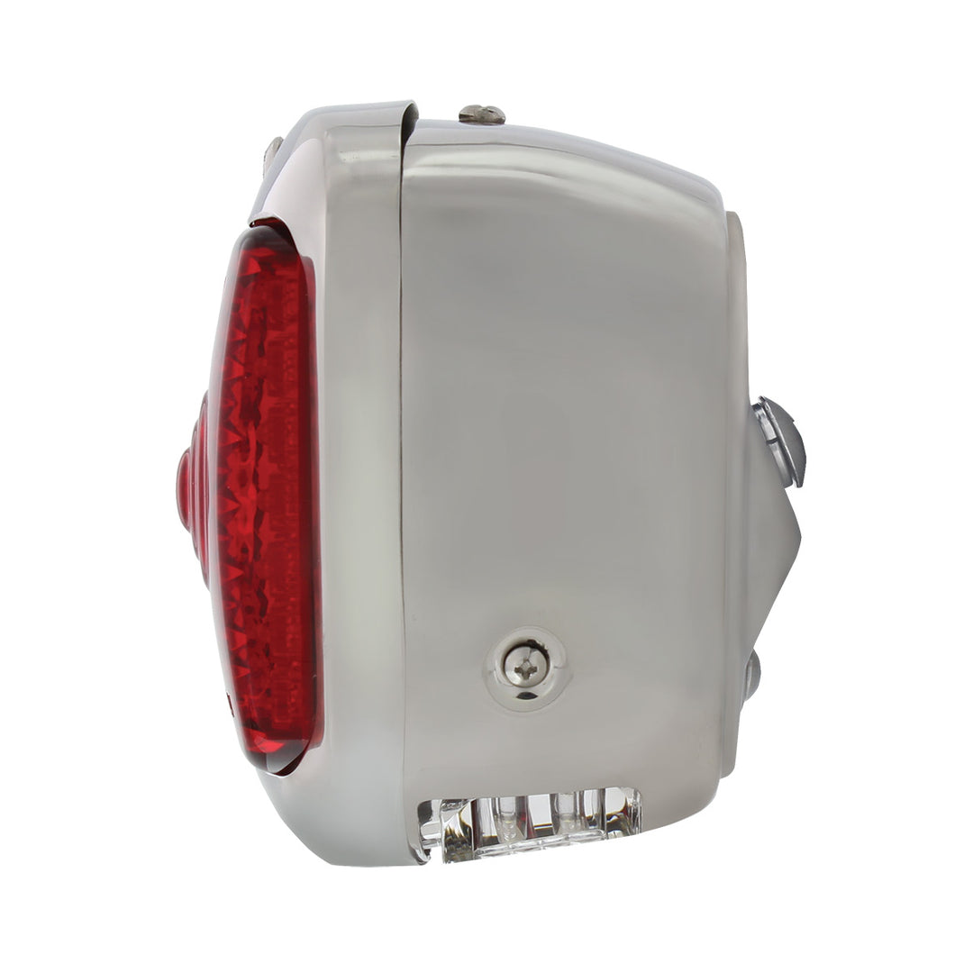 27 LED Tail Light Assembly With 6 LED LP Light &amp; SS Housing For 1937-38 Chevy Passenger Car - L/H - View 4