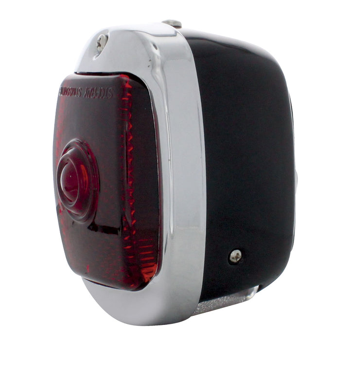 12V Tail Light With Chrome Bezel For 1937-38 Chevy Passenger Car - L/H - View 3