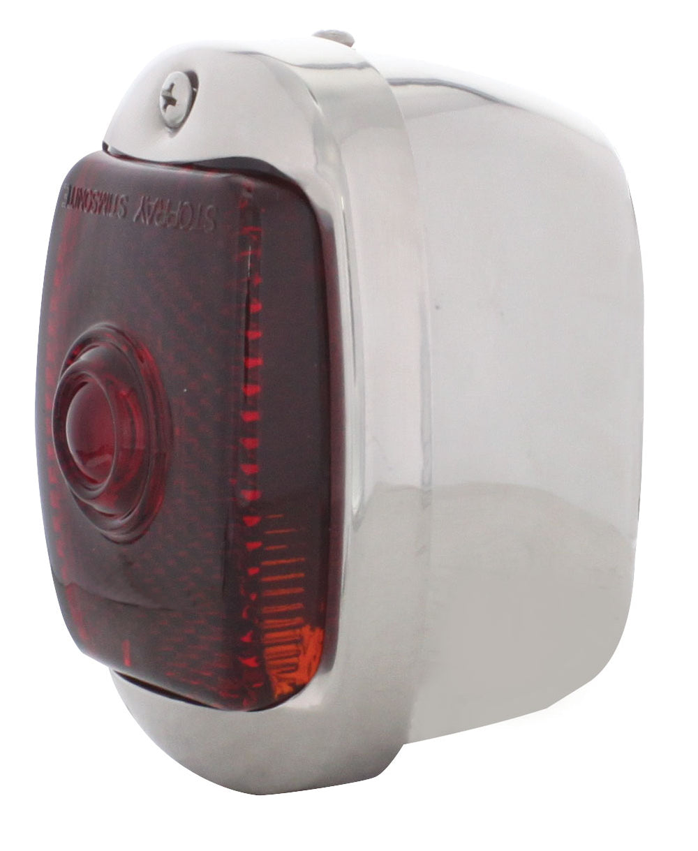 Tail Light Assembly With Stainless Steel Housing For 1937-1938 Chevrolet Passenger Car - R/H - View 2