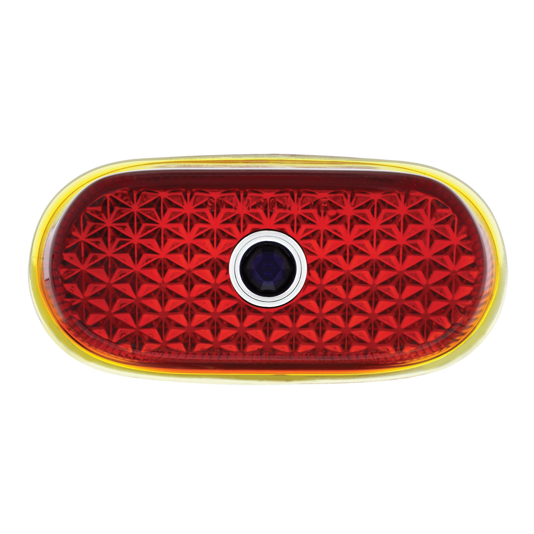 Glass Tail Light Lens With Blue Dot For 1940 Chevy Passenger Car - View 1