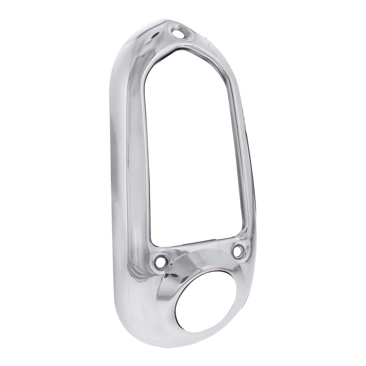 Stainless Steel Tail Light Bezel For 1949-50 Chevy Passenger Car - L/H - View 2