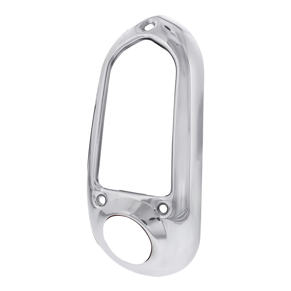 Stainless Steel Tail Light Bezel For 1949-50 Chevy Passenger Car - R/H - View 2